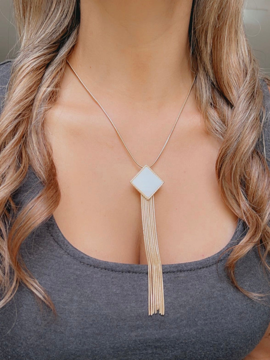 PEARL Necklace: Decadence in a White PEARL + Onyx Necklace PEARL Necklace: Decadence in a White PEARL + Onyx Necklace