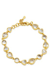 Bezel Set Mixed Shape CZ Bracelet