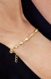 Gold Plated CZ Fashion Bracelet