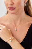 14kt Gold Plated Pear Shape Birthstone Earrings