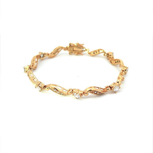 18K Gold Plated Scallop Bracelet