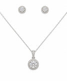 Sterling Silver 3mm Moissanite Halo Stud Earrings