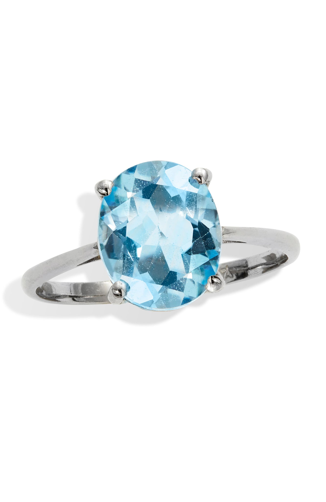 3/5 Carat (ctw) London Blue Topaz Ring in Sterling Silver | eBay