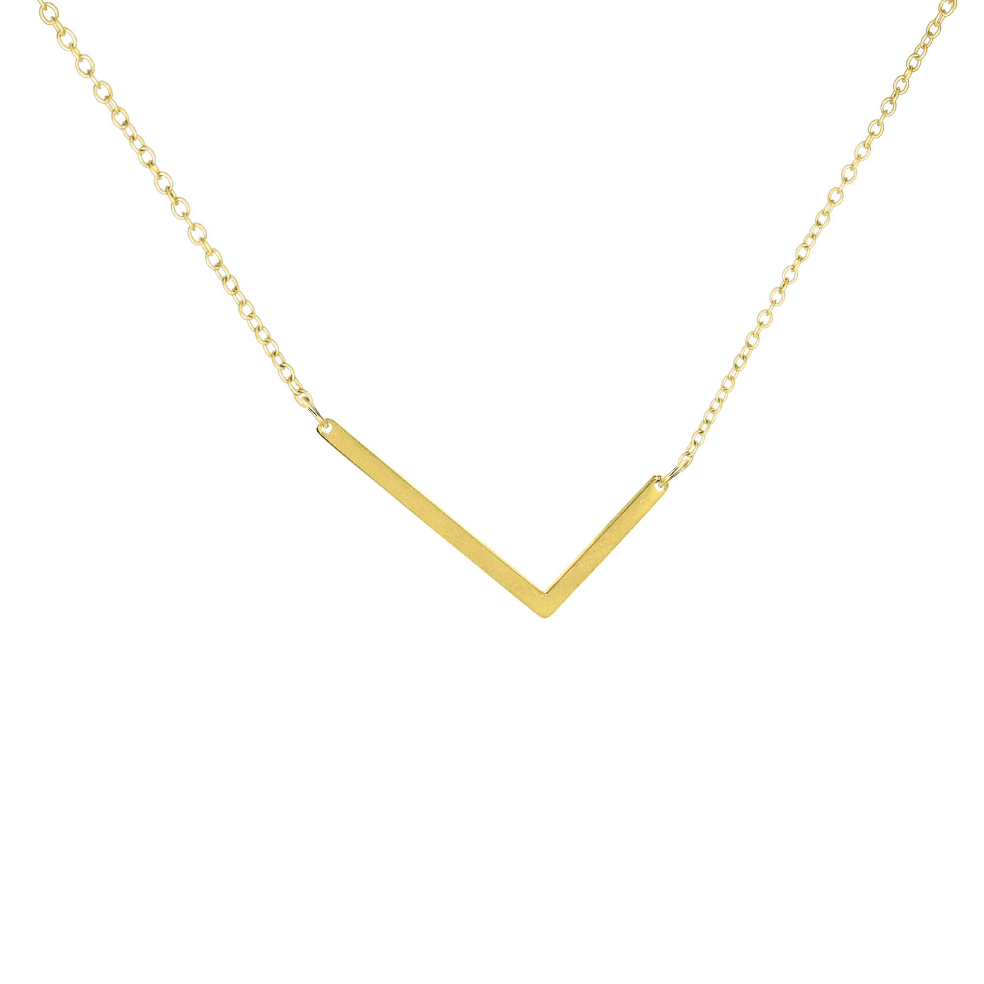 Savvy cie 14k gold plated xl initial online necklace