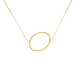 14K Statement XL Initial Letter Necklace