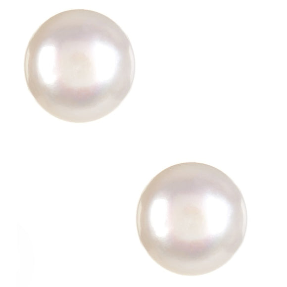 Sterling Silver Fresh Water Pearl 10mm Stud earrings