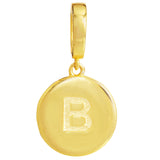 18K Gold Vermeil Initial Removable Charms with Latch (A-Z)